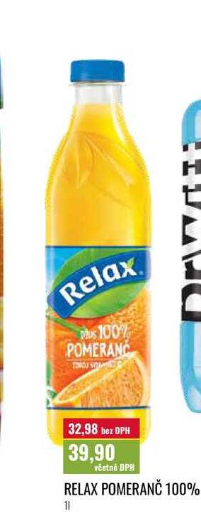 RELAX POMERANČ 100% 1l