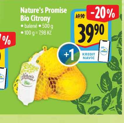 Nature's Promise Bio Citrony  500 g