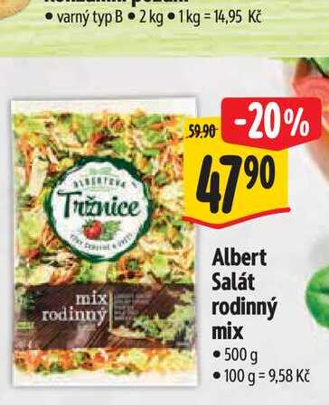  Albert Salát rodinný mix  500 g 