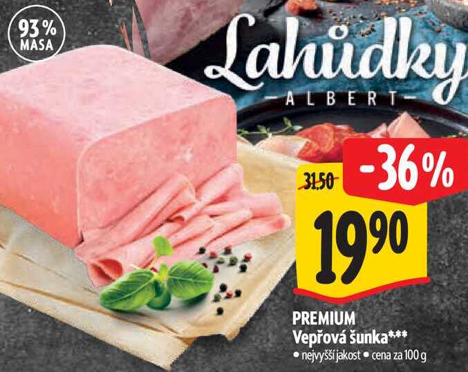   PREMIUM Vepřová šunka 100 g