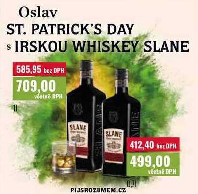 WHISKEY SLANE 0,7l, 1l
