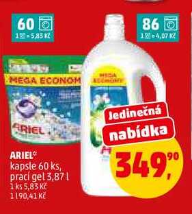ARIEL kapsle, 60 ks