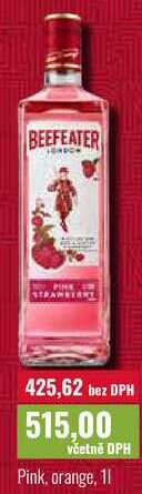 BEEFEATER Pink, orange, 1l