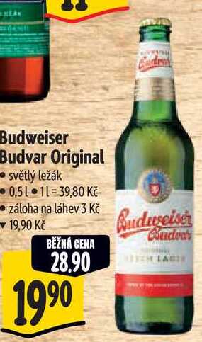 Budweiser Budvar Original  0,5 l