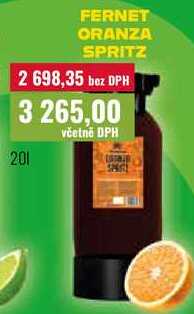 FERNET ORANZA SPRITZ 20l