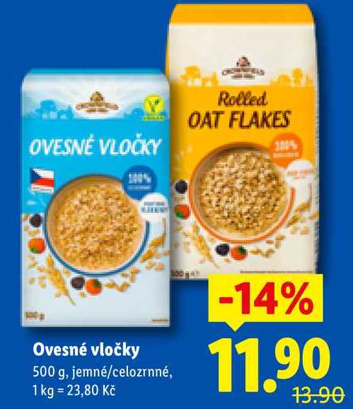 Ovesné vločky, 500 g