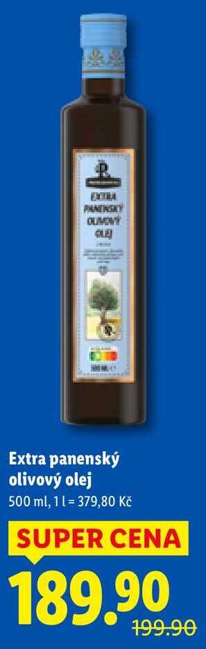 Extra panenský olivový olej, 500 ml