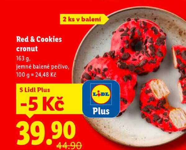 Red & Cookies cronut, 163 g