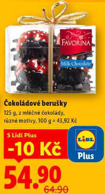Čokoládové berušky, 125 g