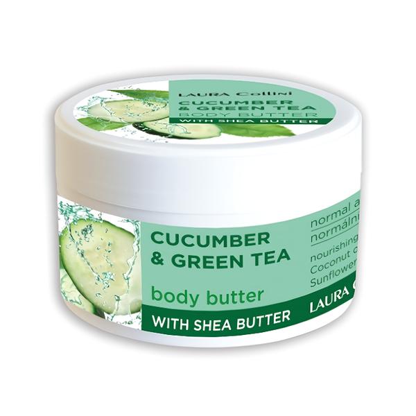 Laura Collini Tělové máslo Okurka & Zelený čaj