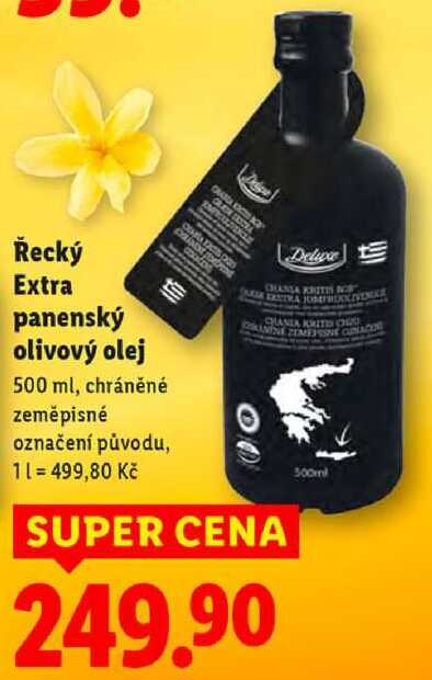 Řecký Extra panenský olivový olej, 500 ml