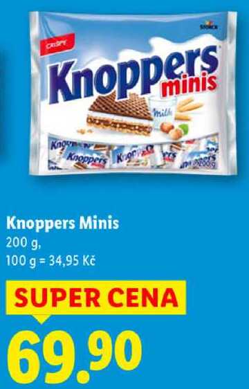 Knoppers Minis, 200 g