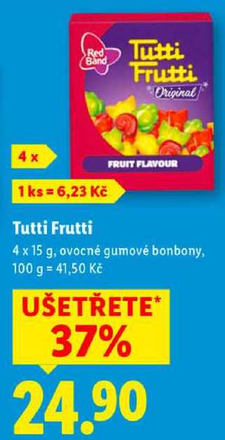 Tutti Frutti, 4x 15 g