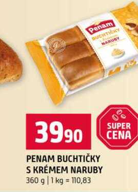 PENAM BUCHTIČKY S KRÉMEM NARUBY 360 g  