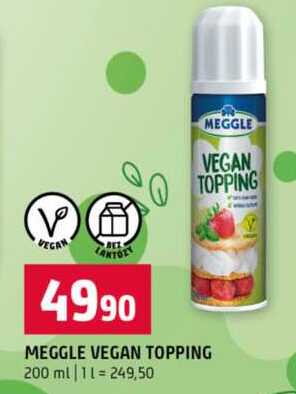 MEGGLE VEGAN TOPPING 200 ml  