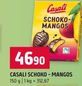 CASALI SCHOKO MANGOS 150 g 
