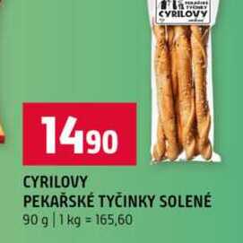 CYRILOVY PEKAŘSKÉ TYČINKY SOLENÉ 90 g