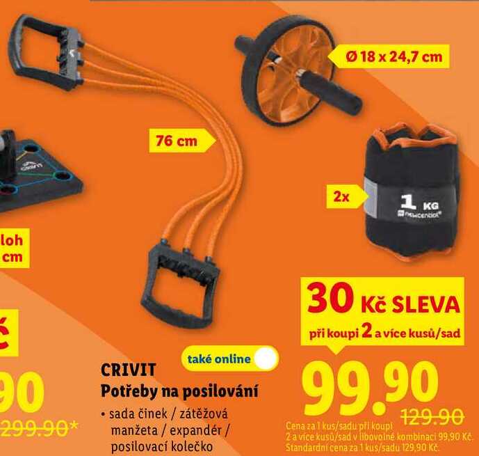 CRIVIT Potřeby na posilování