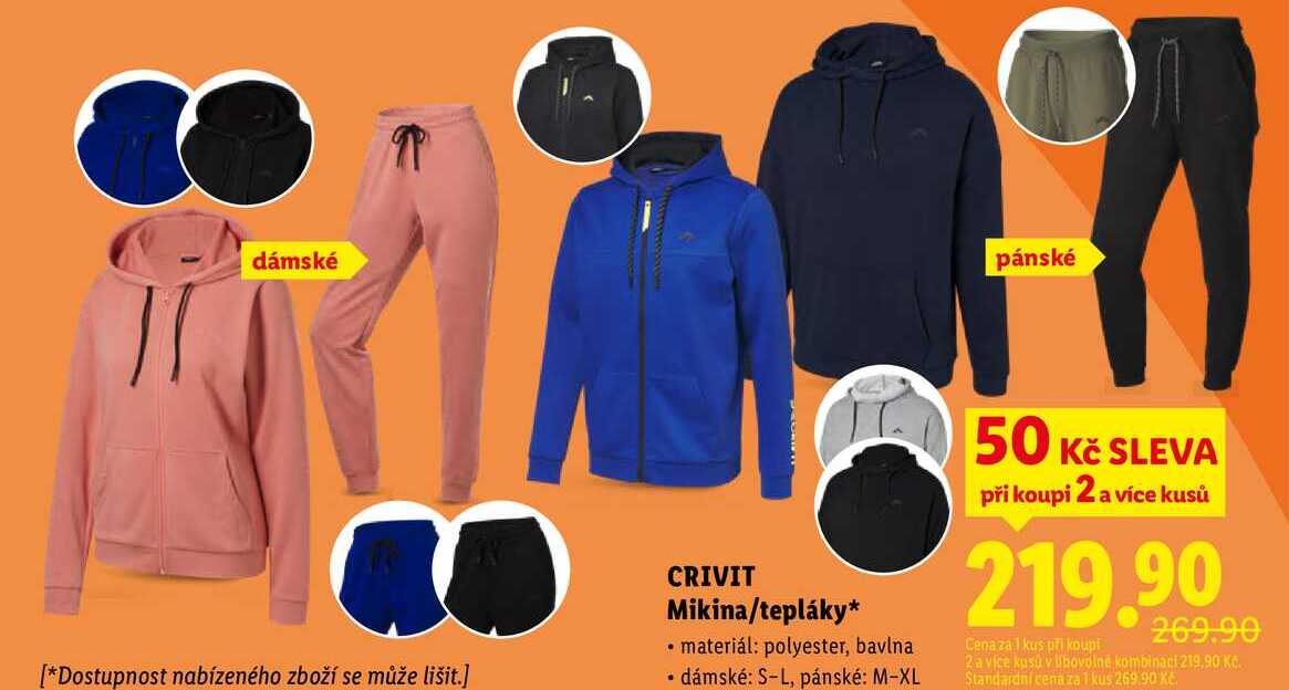 CRIVIT Mikina/tepláky