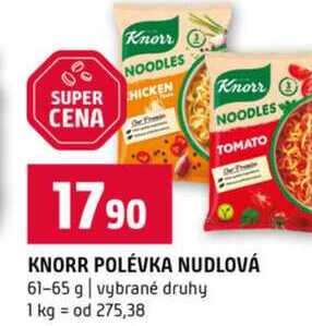 KNORR POLÉVKA NUDLOVÁ 61-65 g vybrané druhy  