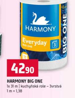 HARMONY BIG ONE 1x 31 m❘ kuchyňská role 3vrstvá