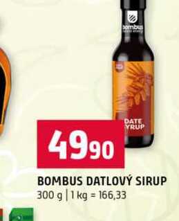 BOMBUS DATLOVÝ SIRUP 300 g 