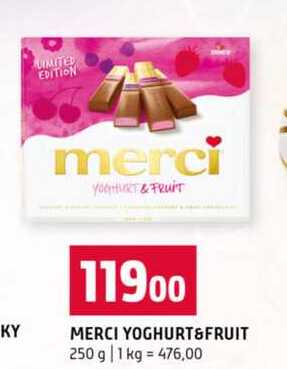 MERCI YOGHURT&FRUIT 250 g