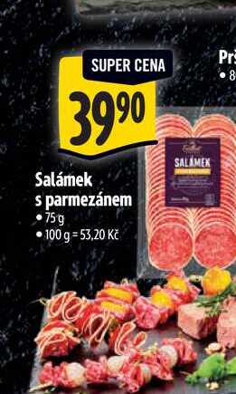   Salámek s parmezánem 75g 