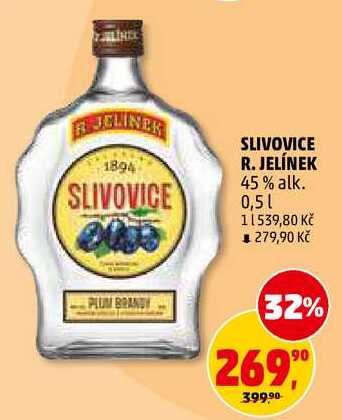 SLIVOVICE R. JELÍNEK, 0,5 l