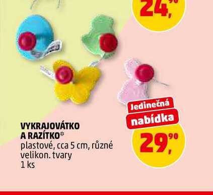 VYKRAJOVÁTKO A RAZÍTKO, 1 ks 