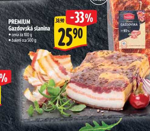 PREMIUM Gazdovská slanina 100 g
