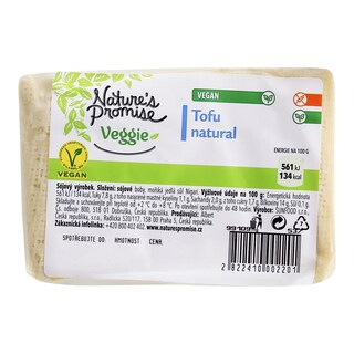 Nature's Promise Veggie Tofu natural  100 g