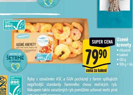  Uzené krevety 120 g