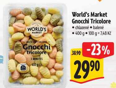 World's Market Gnocchi Tricolore, 400 g