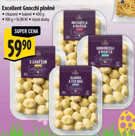Excellent Gnocchi plněné, 400 g