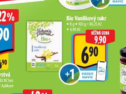   Bio Vanilkový cukr   8 g 