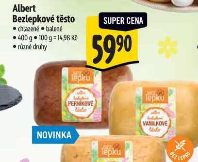 Albert Bezlepkové těsto  400 g