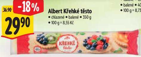 Albert Křehké těsto, 350 g