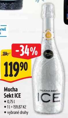 Mucha Sekt ICE, 0,75 l