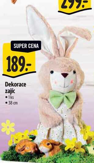 Dekorace zajíc 