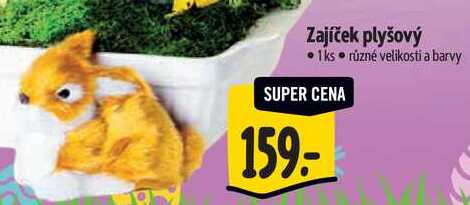 Zajíček plyšový 