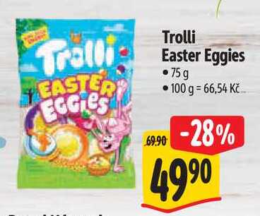 Trolli Easter Eggies, 75 g