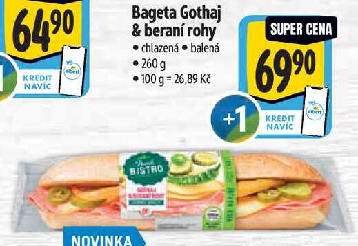 Bageta Gothaj & beraní rohy, 260 g