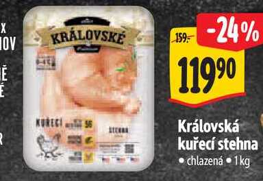Královská kuřecí stehna, 1 kg
