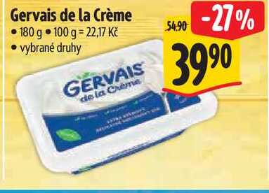 Gervais de la Crème, 180 g