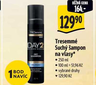 Tresemmé Suchý šampon na vlasy, 250 ml 