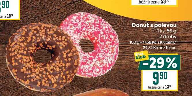 Donut s polevou 1 ks, 56 g 
