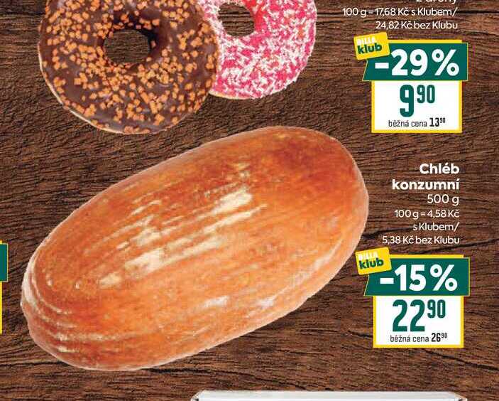 Chléb konzumní 500 g 