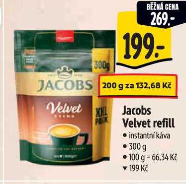 Jacobs Velvet refill, 300 g