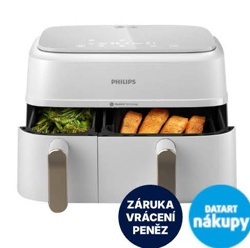 Fritéza horkovzdušná Philips Airfryer Dual Basket 91,...